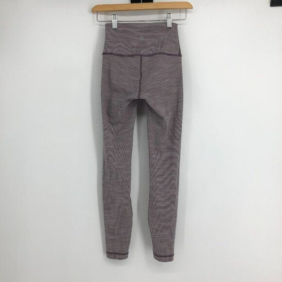 Lululemon Wee Are From Space Frosted Mulberry Wunder Under High-Rise Tight 25" 2 - Picture 9 of 14